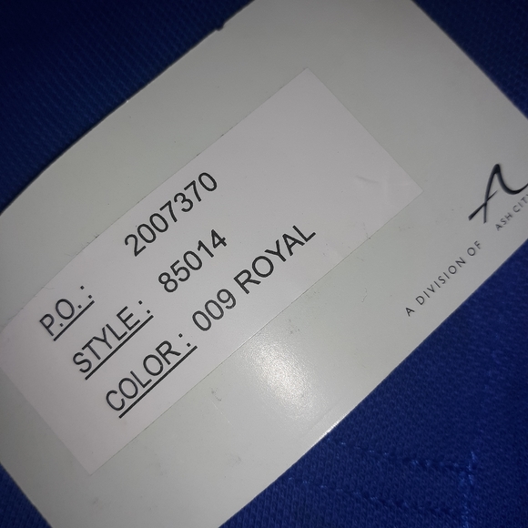 2for $10 NEW men's blue short sleeve work shirt Large - Picture 3 of 6